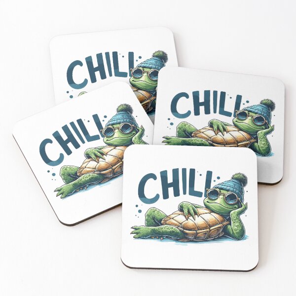Item preview, Chill toad turtle cool chill gift designed and sold by Pineapple-Tree.