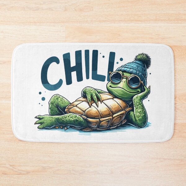 Item preview, Chill toad turtle cool chill gift designed and sold by Pineapple-Tree.