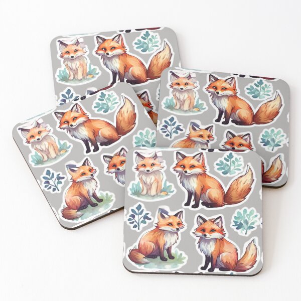 Item preview, Watercolor style fox designed and sold by Planetporridge.