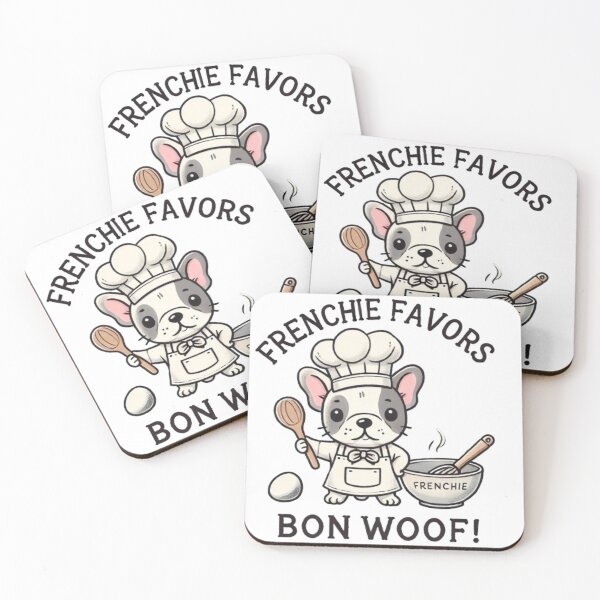 Item preview, Frenchie Favors: Bon Woof Culinary Fun designed and sold by yuxin2009.