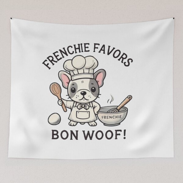 Item preview, Frenchie Favors: Bon Woof Culinary Fun designed and sold by yuxin2009.
