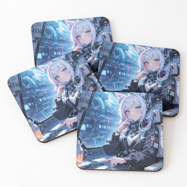 Item preview, Anime girl astronaut in spaceship by art designed and sold by TheArtistOf2022.
