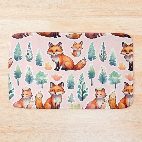 Item preview, Cute Fox Pattern designed and sold by Planetporridge.