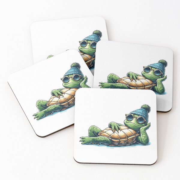 Item preview, Chill toad turtle cool chill gift designed and sold by Pineapple-Tree.