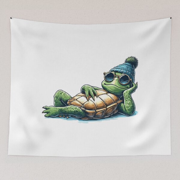 Item preview, Chill toad turtle cool chill gift designed and sold by Pineapple-Tree.