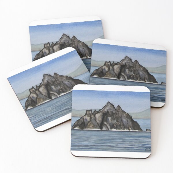 Item preview, Skelligs. Watercolour on 21x 29.7cm paper. designed and sold by crowleyronan123.