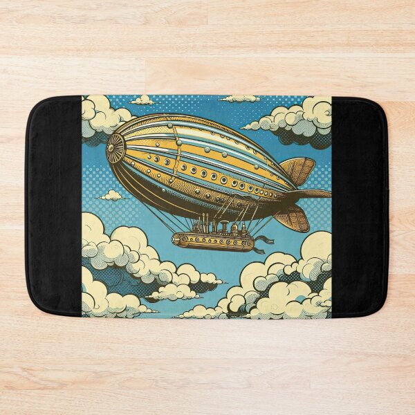 Item preview, Steampunk Airship Pop Art Style designed and sold by artofuniverse.