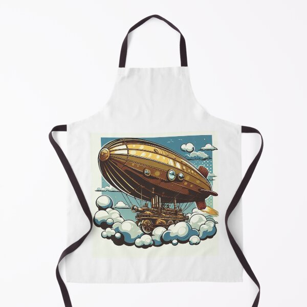 Item preview, Steampunk Airship Pop Art Style designed and sold by artofuniverse.