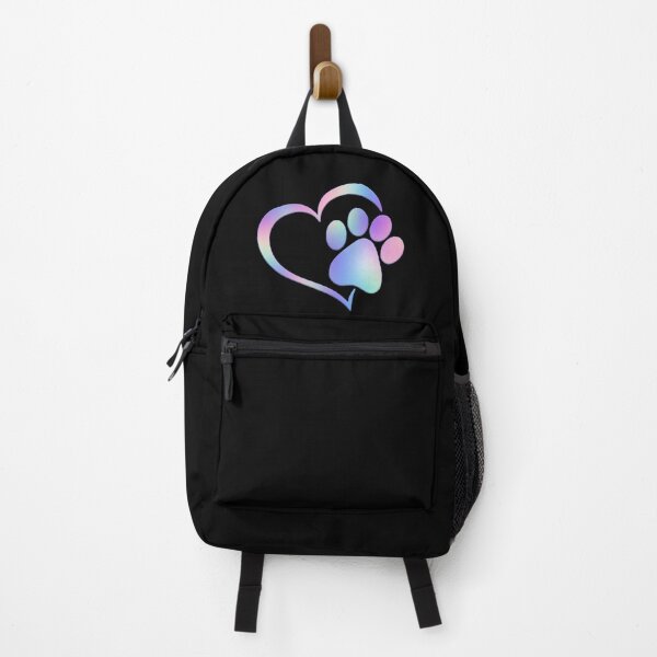 Item preview, Paw Print Heart - Gradient Purple designed and sold by JadeRyder.