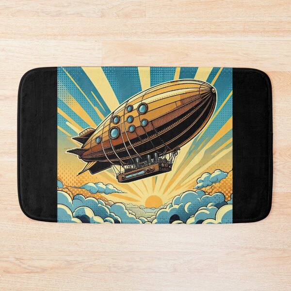 Item preview, Steampunk Airship Pop Art Style designed and sold by artofuniverse.