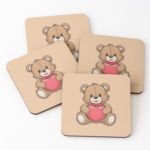 Item preview, Teddy Bear Holding a Heart designed and sold by kitty-kingdom.