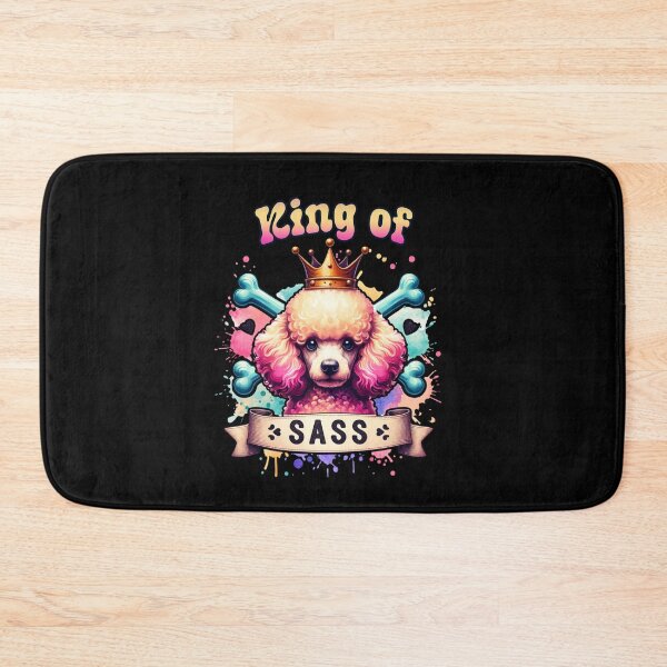 Item preview, King of sass – Sarcastic Dog Design for Apparel, Mugs, Stickers & More designed and sold by artedigital99.