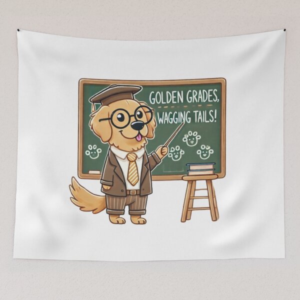 Item preview, Golden Grades: Wagging Tails and A+ Smiles designed and sold by yuxin2009.