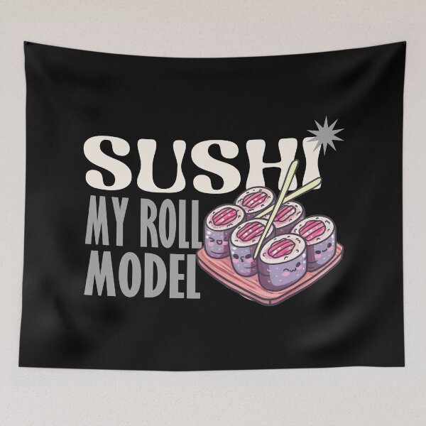 Item preview, Sushi My Roll Model - Japanese Food designed and sold by Circle-Cats.