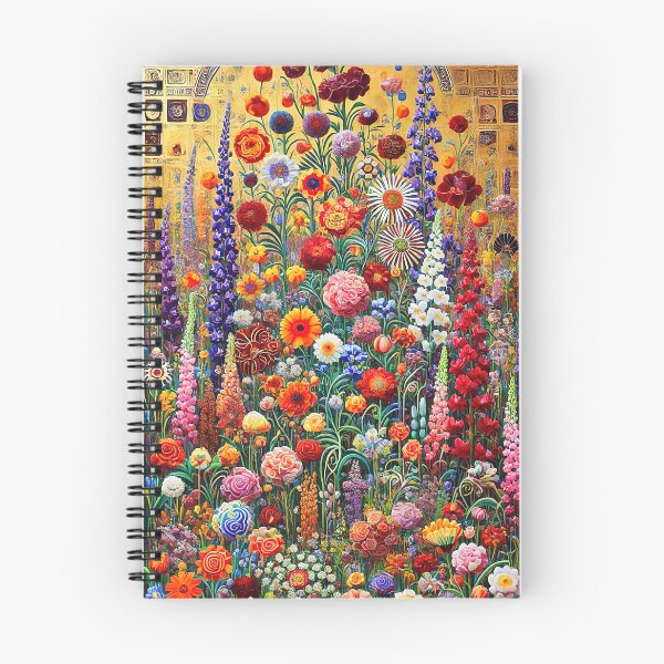 Item preview, Gustav Klimt Flowers and Gold designed and sold by maniacfitness.