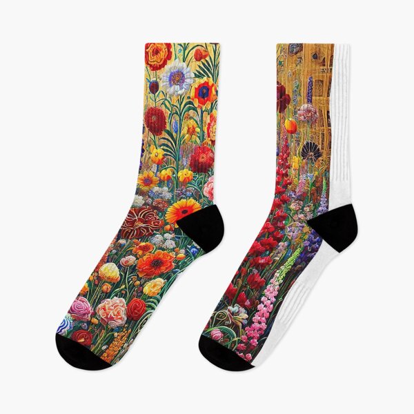 Item preview, Gustav Klimt Flowers and Gold designed and sold by maniacfitness.