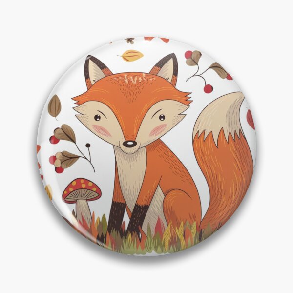 Item preview, Autumn Fox in a Forest Frame designed and sold by EccentricEasel.