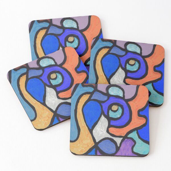 Item preview, Abstract design blue Aug 24 designed and sold by Melvyn Kahan.