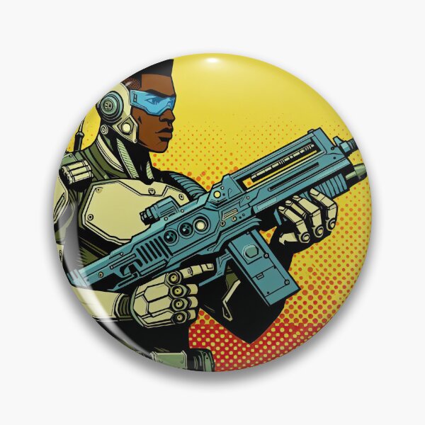 Item preview, Futuristic Soldier Pop Art Style designed and sold by artofuniverse.