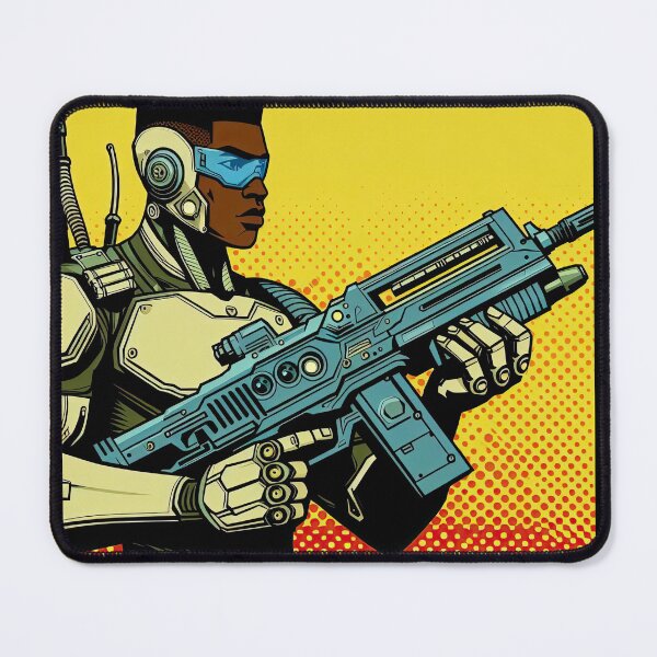Item preview, Futuristic Soldier Pop Art Style designed and sold by artofuniverse.