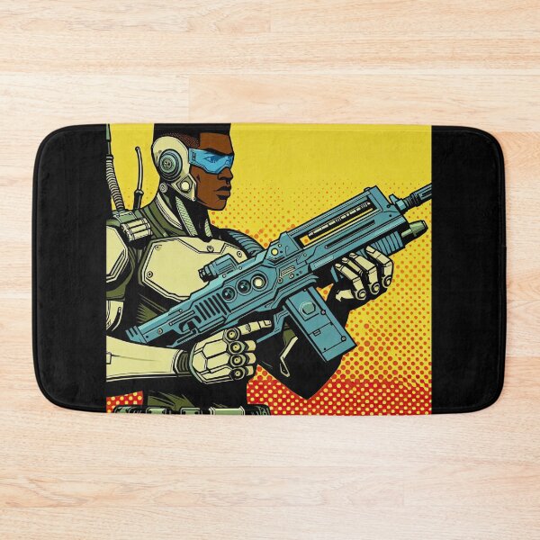 Item preview, Futuristic Soldier Pop Art Style designed and sold by artofuniverse.