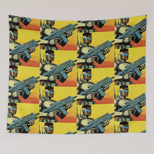 Item preview, Futuristic Soldier Pop Art Style designed and sold by artofuniverse.
