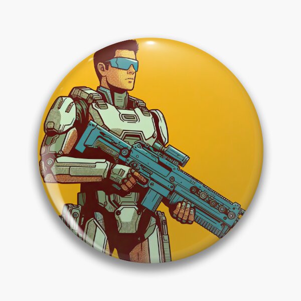 Item preview, Futuristic Soldier Pop Art Style designed and sold by artofuniverse.