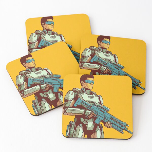 Item preview, Futuristic Soldier Pop Art Style designed and sold by artofuniverse.
