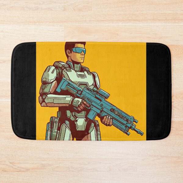 Item preview, Futuristic Soldier Pop Art Style designed and sold by artofuniverse.
