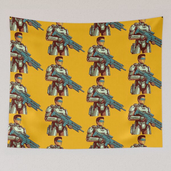 Item preview, Futuristic Soldier Pop Art Style designed and sold by artofuniverse.