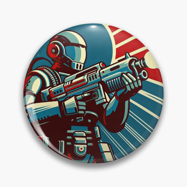 Item preview, Futuristic Soldier Pop Art Style designed and sold by artofuniverse.