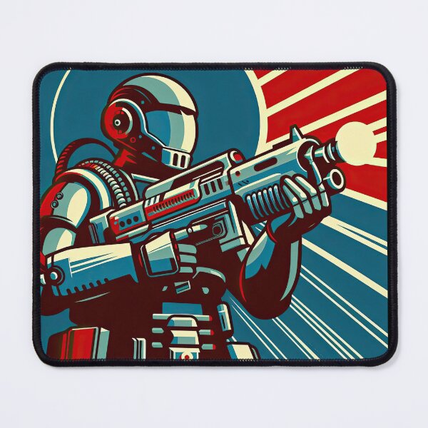 Item preview, Futuristic Soldier Pop Art Style designed and sold by artofuniverse.