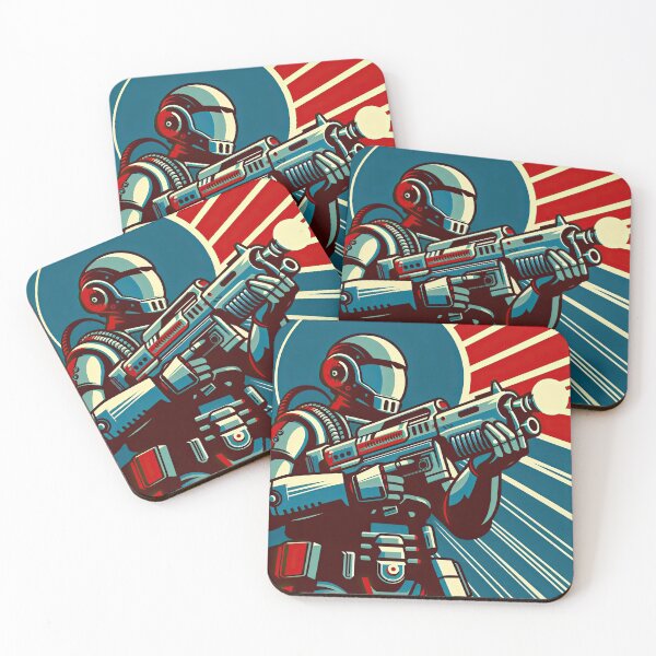 Item preview, Futuristic Soldier Pop Art Style designed and sold by artofuniverse.