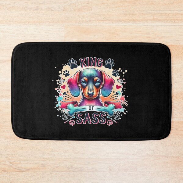 Item preview, King of Sass – Sarcastic Dog Design for Apparel, Mugs, Stickers & More designed and sold by artedigital99.