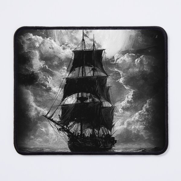 Item preview, pirate galleon in the moonlight designed and sold by thedarwin.