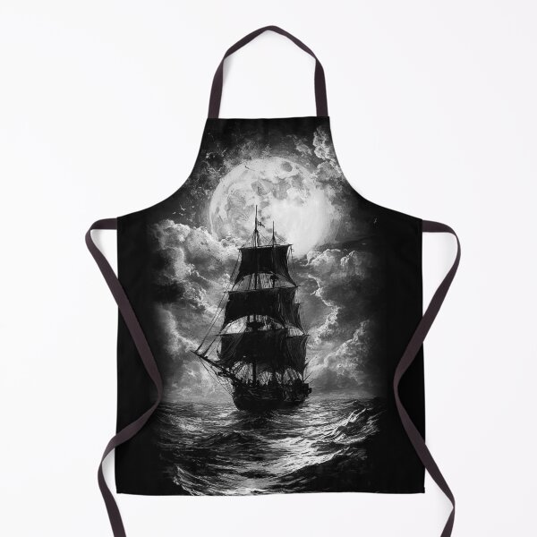 Item preview, pirate galleon in the moonlight designed and sold by thedarwin.