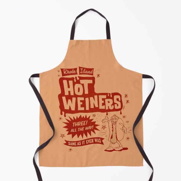 Item preview, Vintage Rhode Island Hot Weiners - red print designed and sold by retropetrol.