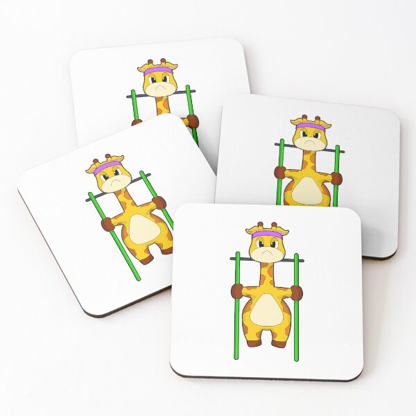 Item preview, Giraffe Bodybuilder Pull ups Bodybuilding designed and sold by Snabdesign84.