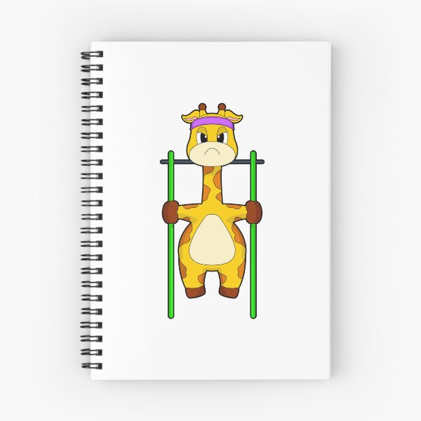Item preview, Giraffe Bodybuilder Pull ups Bodybuilding designed and sold by Snabdesign84.