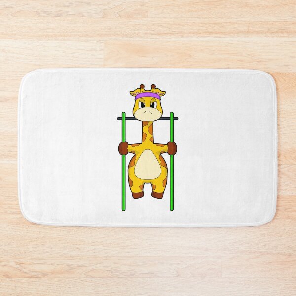 Item preview, Giraffe Bodybuilder Pull ups Bodybuilding designed and sold by Snabdesign84.