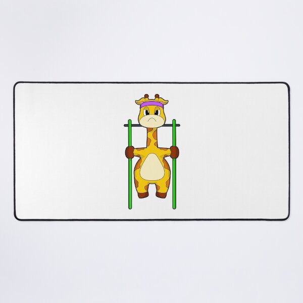 Item preview, Giraffe Bodybuilder Pull ups Bodybuilding designed and sold by Snabdesign84.