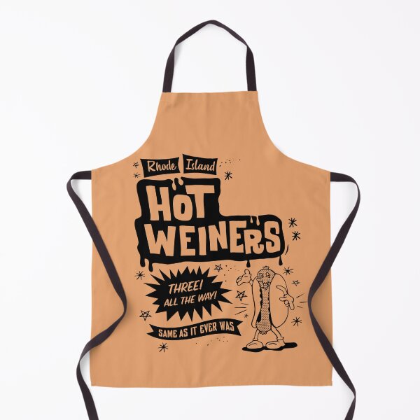 Item preview, Vintage Rhode Island Hot Weiners - black print designed and sold by retropetrol.