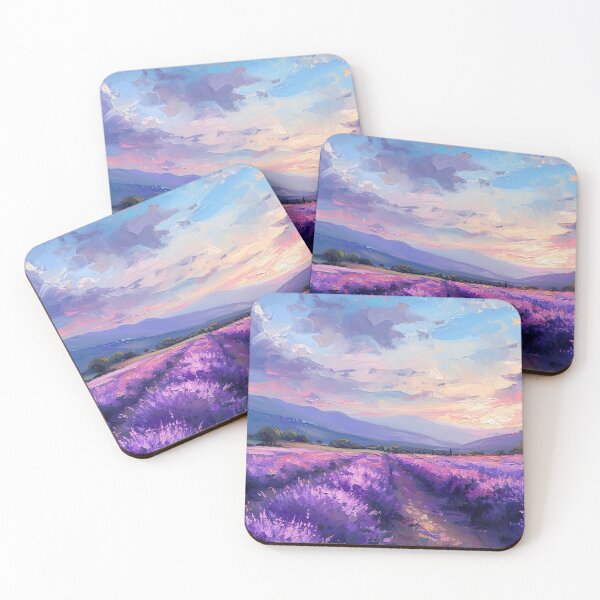 Item preview, Impressionism - Fields of Lavender designed and sold by KootenayDesigns.