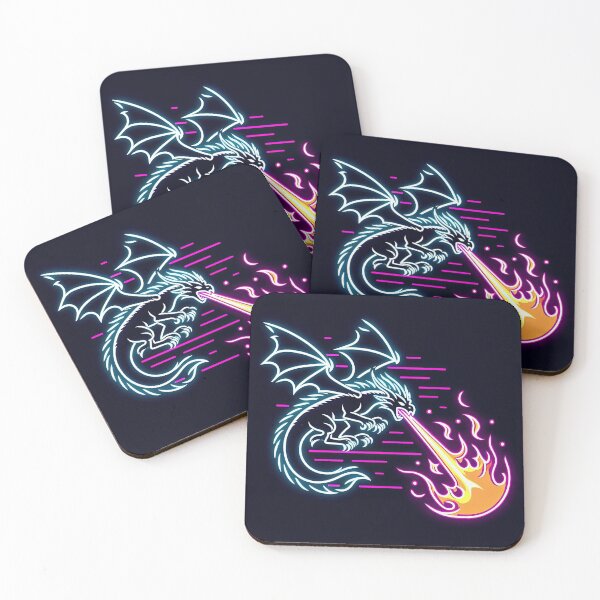 Item preview, Dragon Flaming Pop Art Style designed and sold by artofuniverse.