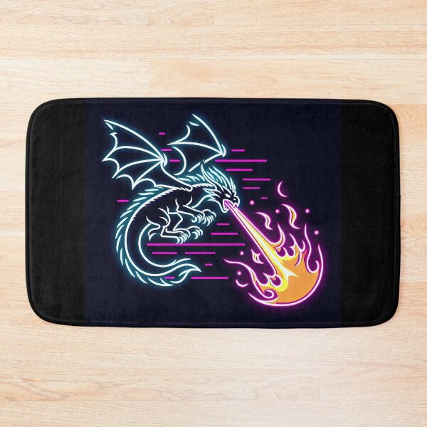 Item preview, Dragon Flaming Pop Art Style designed and sold by artofuniverse.