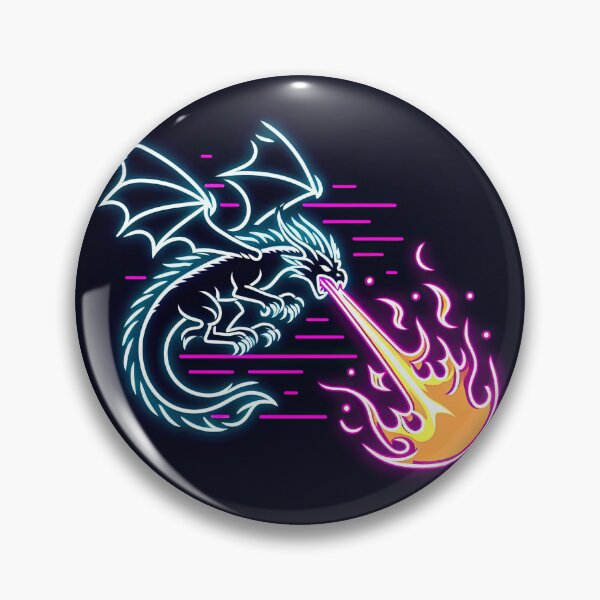 Item preview, Dragon Flaming Pop Art Style designed and sold by artofuniverse.