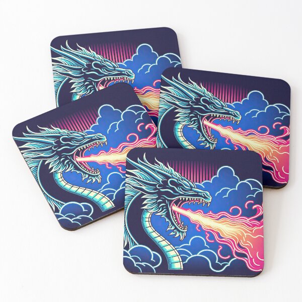 Item preview, Dragon Flaming Pop Art Style designed and sold by artofuniverse.