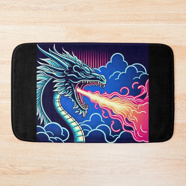 Item preview, Dragon Flaming Pop Art Style designed and sold by artofuniverse.