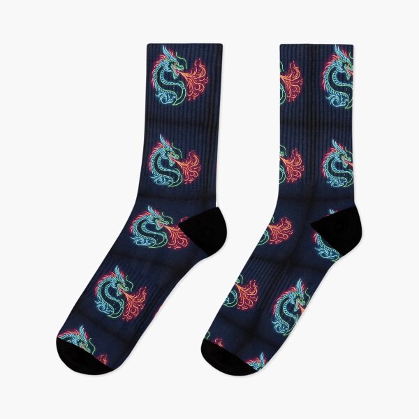 Item preview, Dragon Flaming Pop Art Style designed and sold by artofuniverse.