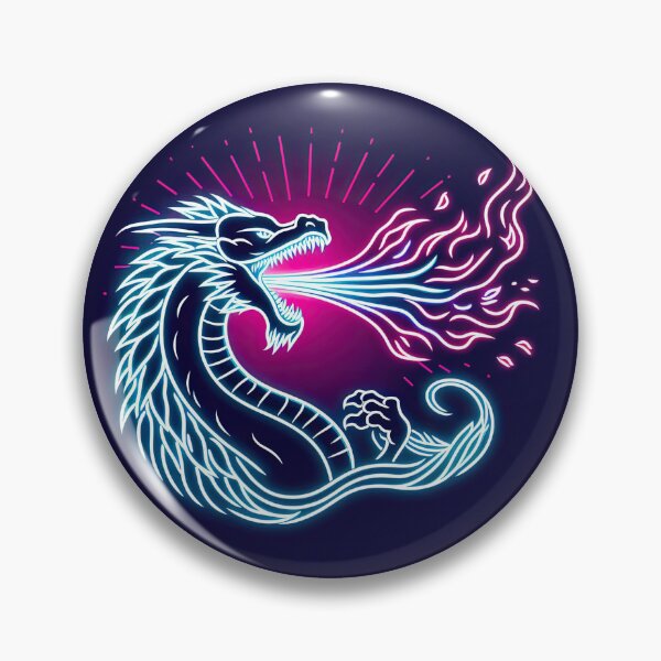 Item preview, Dragon Flaming Pop Art Style designed and sold by artofuniverse.